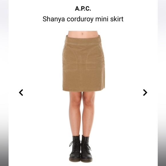 APC corduroy Shanya miniskirt. - Picture 1 of 4